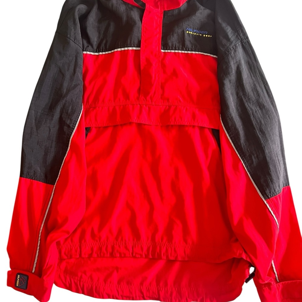 Vintage Tommy Hilfiger Athletic Gear Quarter-Zip Windbreaker